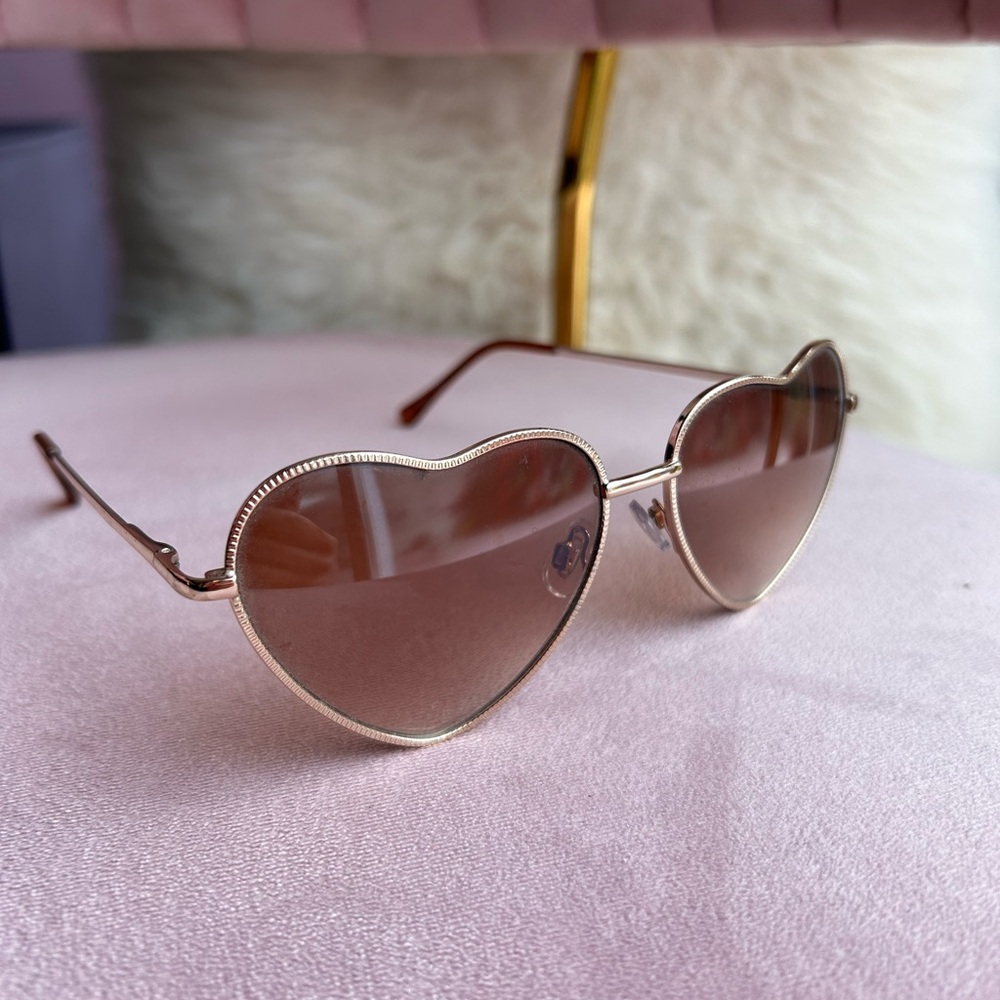 Heart shaped sunglasses